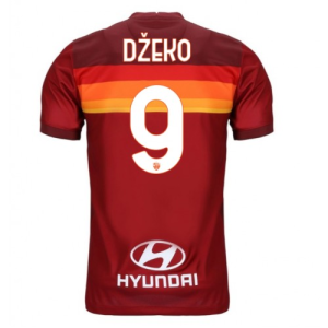 AS Roma Edin Dzeko 9 Hjemmedrakter 2020 21 - Kortermet