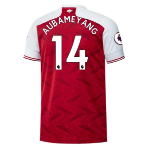 Arsenal Pierre Emerick Aubameyang 14 Hjemmedrakter 2020 21 - Kortermet