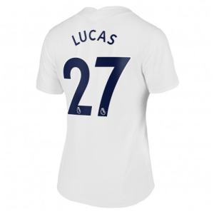 Tottenham Hotspur Lucas Moura 27 Dame Hjemmedrakter 2021 22 - Kortermet